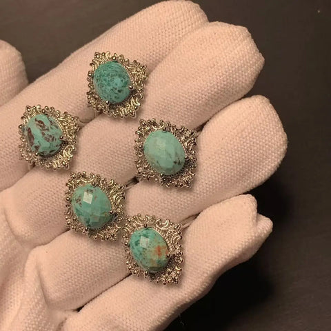 Vintage Natural Turquoise Ring