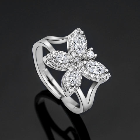 Trendy Luxury 4PCS Wedding Jewelry Set For Women Wedding Party Zirconia Dubai Bridal jewelry Set 2024
