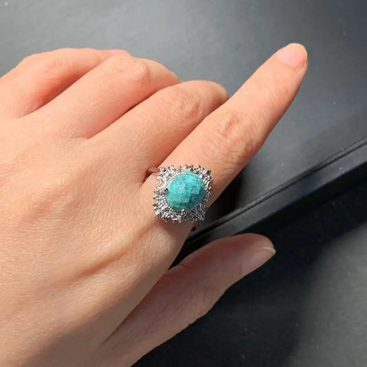 Vintage Natural Turquoise Ring