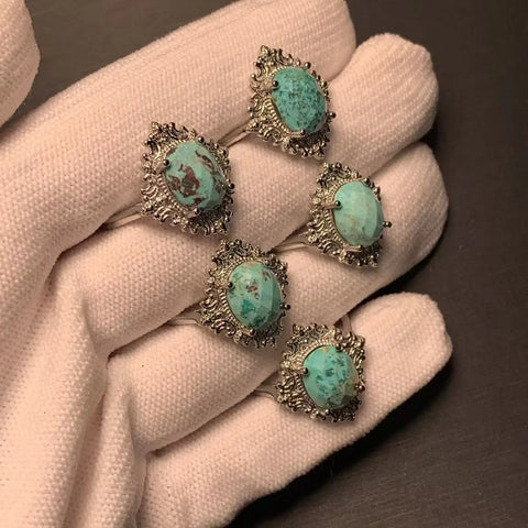 Vintage Natural Turquoise Ring