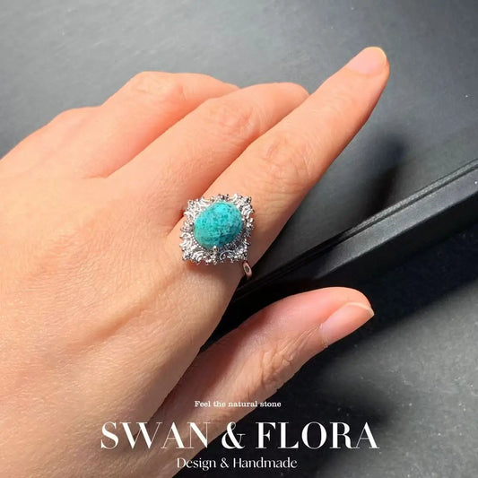 Vintage Natural Turquoise Ring