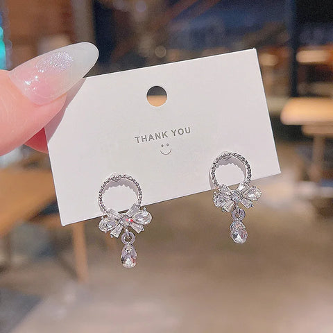 Imitation Pearl Dangle: Faux Pearl Drops.