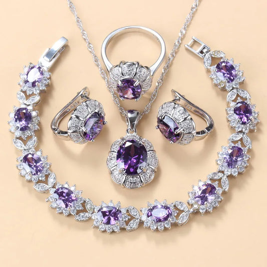 Bridal Purple Zircon