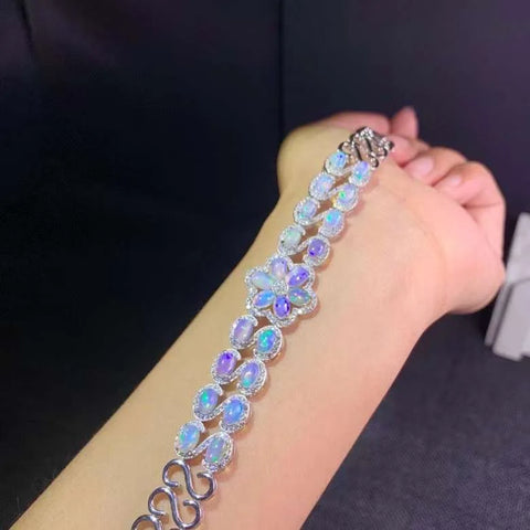 Natural opal bracelet