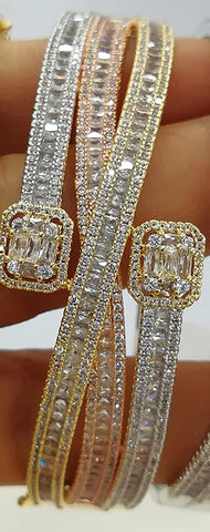 Double Layer Open Hand Bracelet