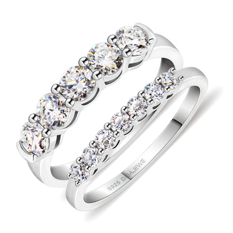 GIGAJEWE Moissanite 925 Silver Ring
