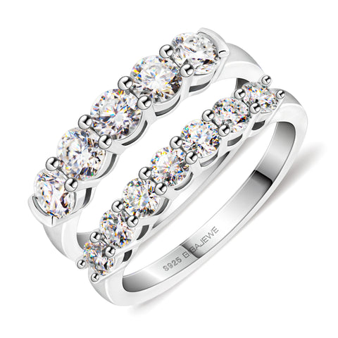 GIGAJEWE Moissanite 925 Silver Ring