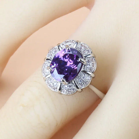 Bridal Purple Zircon