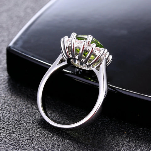 S925 Silver Ring Flower Silver Rings