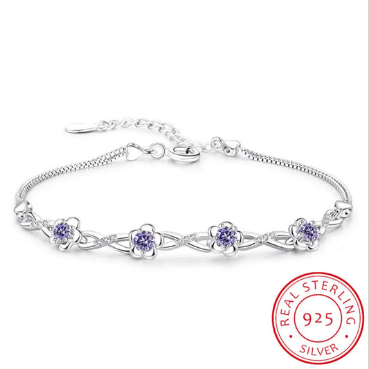 Luxury 925 Sterling Silver Bracelets