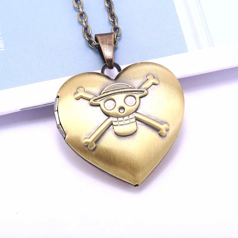 Necklace Oval Shape Copper Heart Necklace Pendant Chain Jewelry Party Beauty Girls Photo Locket Jewelry For Women