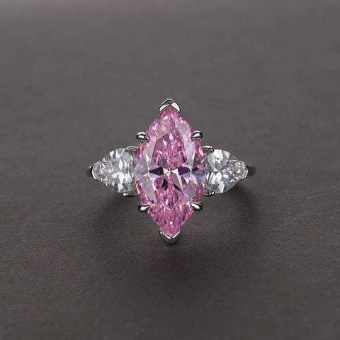 OEVAS 100% 925 Sterling Silver Sparkling 8*14mm Topaz