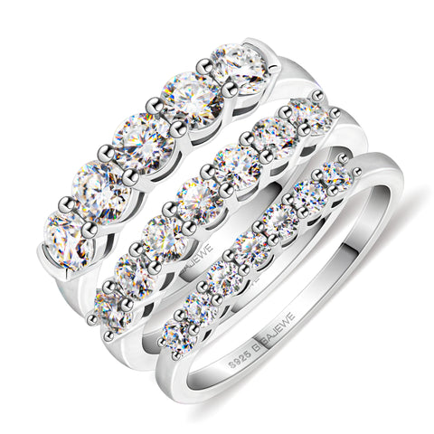 GIGAJEWE Moissanite 925 Silver Ring