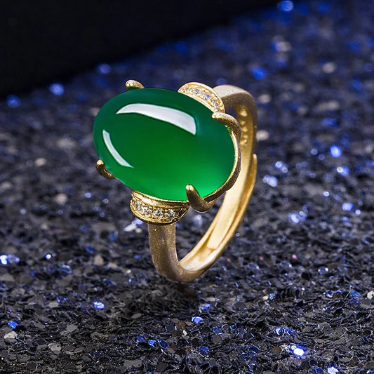 Real Gold 18k Yellow Gold Open Resizable Rings