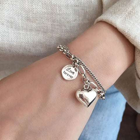 925 Sterling Silver Charms Bracelets