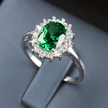 2.0Ct Fasion Real Solid 925 Sterling Silver Ring
