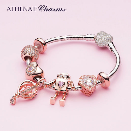 ATHENAIE 925 Sterling Silver Bracelet y Gift