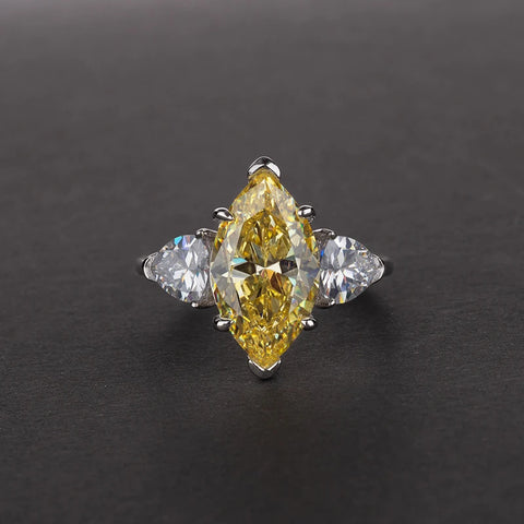 OEVAS 100% 925 Sterling Silver Sparkling 8*14mm Topaz