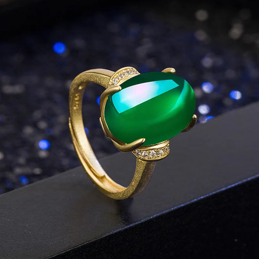Real Gold 18k Yellow Gold Open Resizable Rings