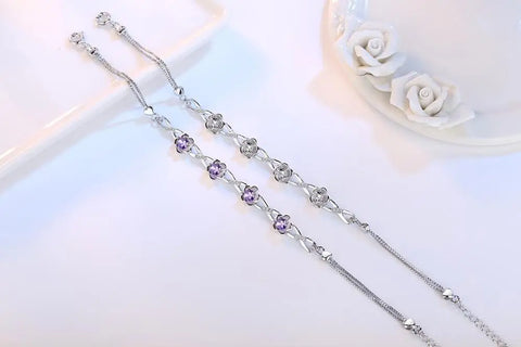 Luxury 925 Sterling Silver Bracelets