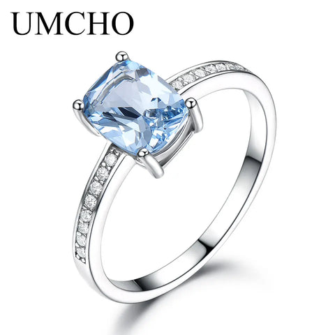 UMCHO Genuine 925 Sterling Silver Rings