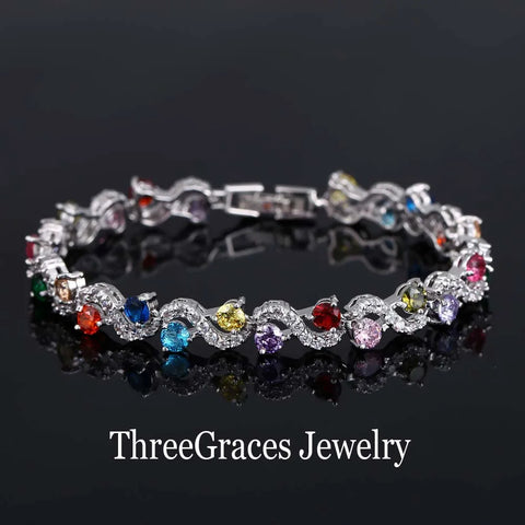 ThreeGraces European Style White Gold Color