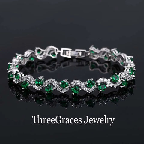 ThreeGraces European Style White Gold Color