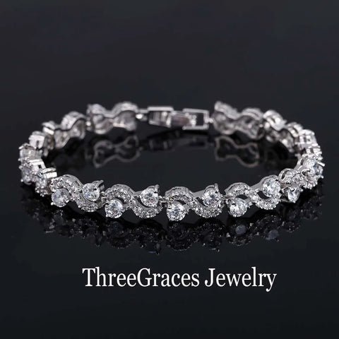 ThreeGraces European Style White Gold Color