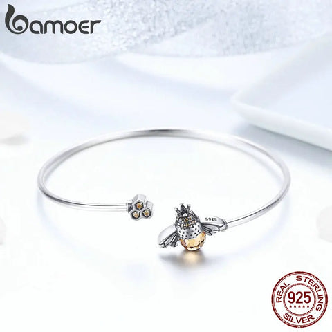 Bamoer 925 Sterling Silver Crystal