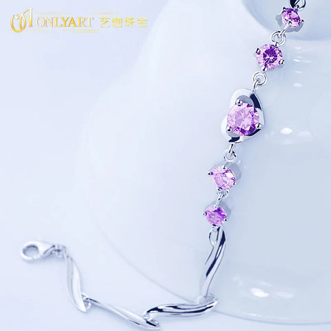 100% Silver 925 Women Bracelet