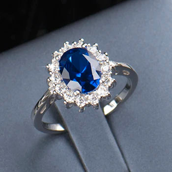 2.0Ct Fasion Real Solid 925 Sterling Silver Ring