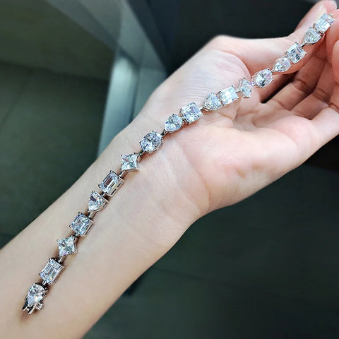 OEVAS 100% 925 Sterling Silver Full High Carbon