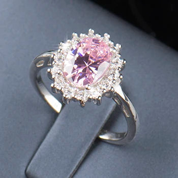 2.0Ct Fasion Real Solid 925 Sterling Silver Ring
