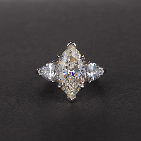 OEVAS 100% 925 Sterling Silver Sparkling 8*14mm Topaz