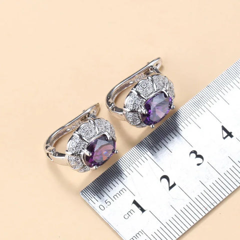 Bridal Purple Zircon