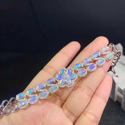 Natural opal bracelet