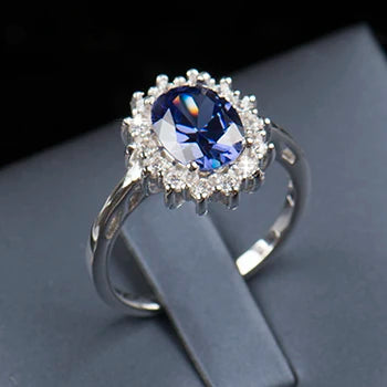2.0Ct Fasion Real Solid 925 Sterling Silver Ring