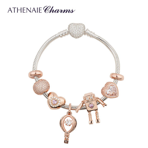ATHENAIE 925 Sterling Silver Bracelet y Gift