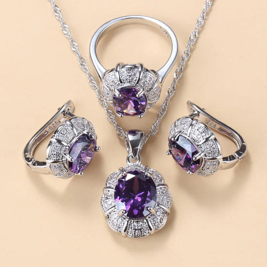 Bridal Purple Zircon
