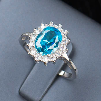 2.0Ct Fasion Real Solid 925 Sterling Silver Ring