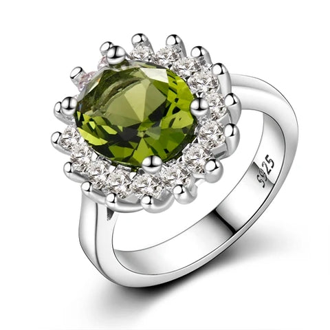 S925 Silver Ring Flower Silver Rings