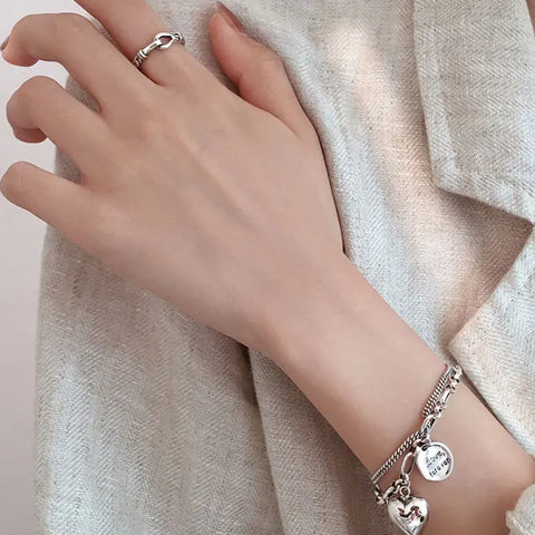 925 Sterling Silver Charms Bracelets