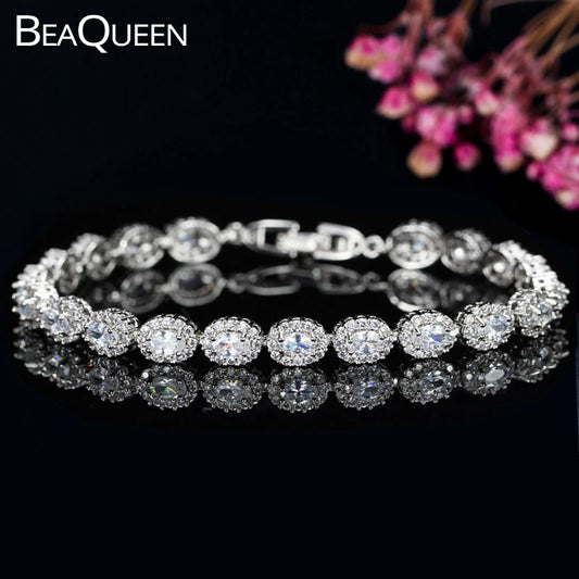 BeaQueen Brand Women Silver Color Jewelry