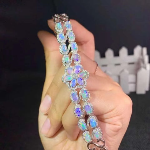 Natural opal bracelet