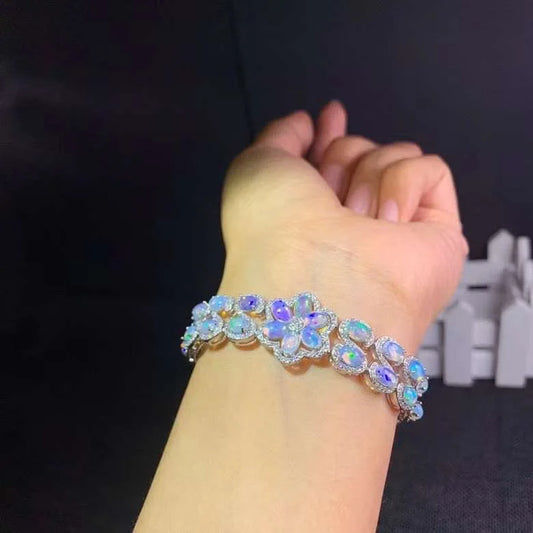 Natural opal bracelet