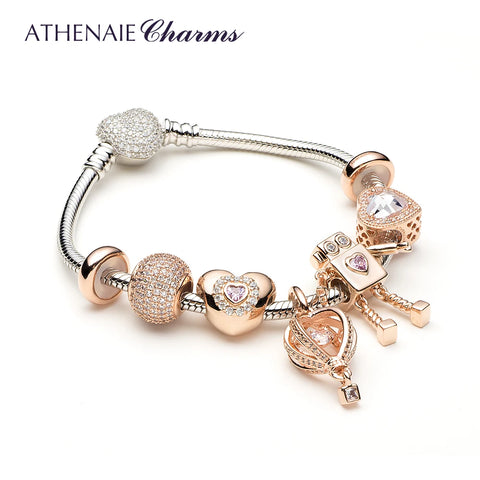 ATHENAIE 925 Sterling Silver Bracelet y Gift