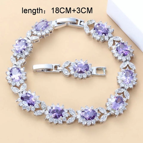 Bridal Purple Zircon