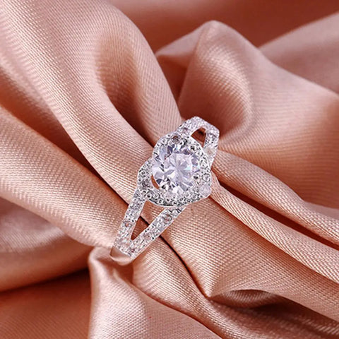 Women Wedding Rings 925 Sterling Silver