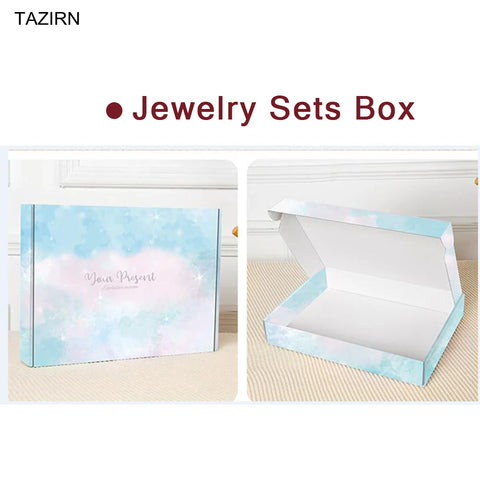 TAZIRN Africa Dubai Nigeria 5A Cubic Zirconia 2/4PCS Jewelry Set For Women Wedding Party Luxury Crystal Jewelry Accessories Gift