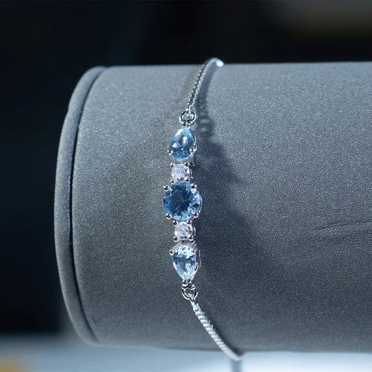 Bangle Blue Topaz Bracelet